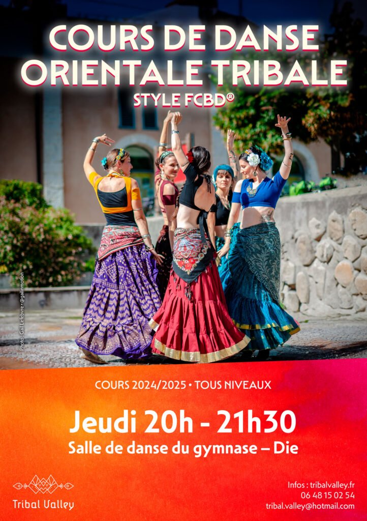 Affiche Danse orientale tribale FCBD